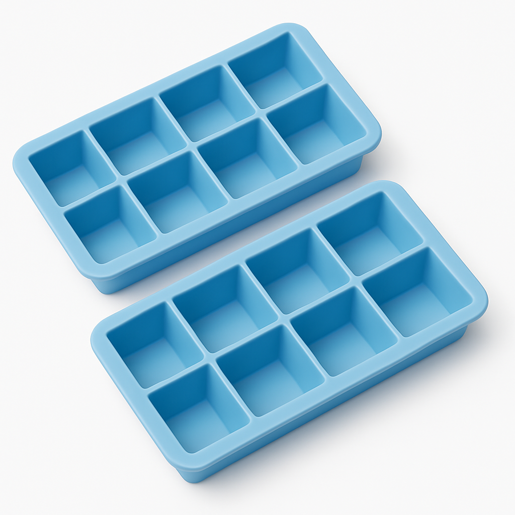 Ice Cube Tray Set (16 Ice Blocks) - nurecover
